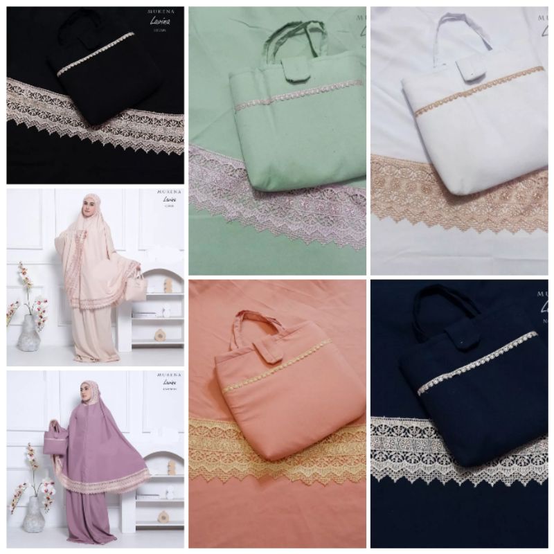 mukena dewasa Lavina renda mewah