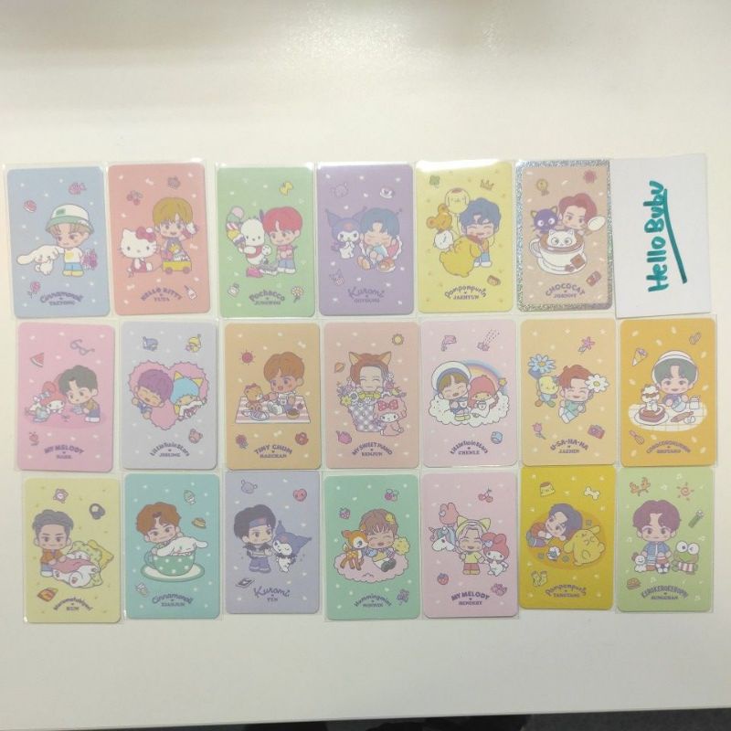 Sanrio x NCT TC Set A Concept Card Taeyong Yuta Taeil Johnny Doyoung Jungwoo Jaemin Jeno Renjun Chen