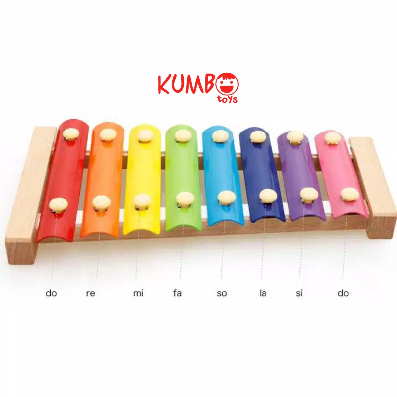 Mainan Edukasi Anak Alat Musik Ketukan Kayu Xylophone