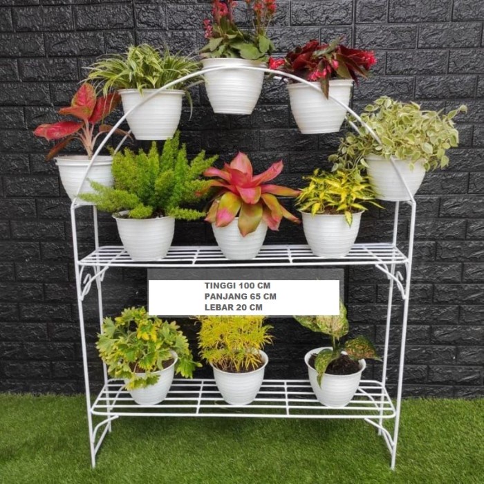 Pot Rak Pot Bunga Besi/ Rak Pot Tanaman