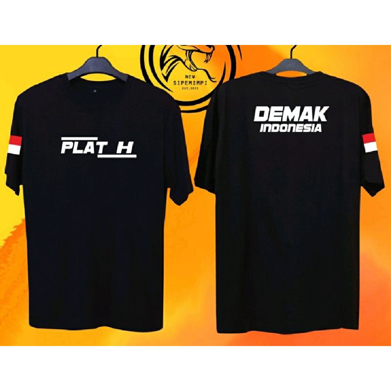 KAOS PLAT H DEMAK INDONESIA // KAOS KOTA DEMAK