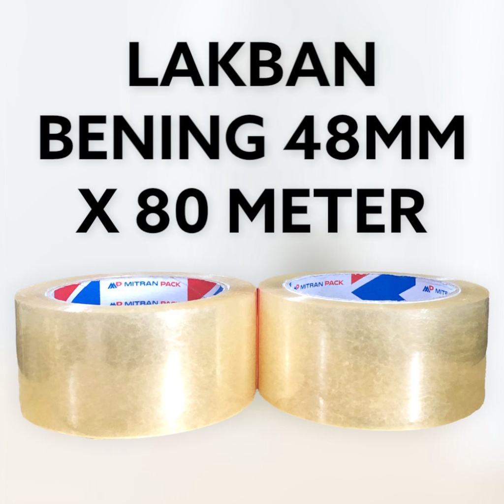 Lakban Bening Mitran Pack 48mm x 80meter x 45um