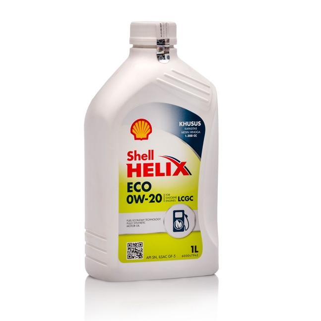 Oli Mesin Mobil LCGC Shell Helix ECO 0W-20 (1L)