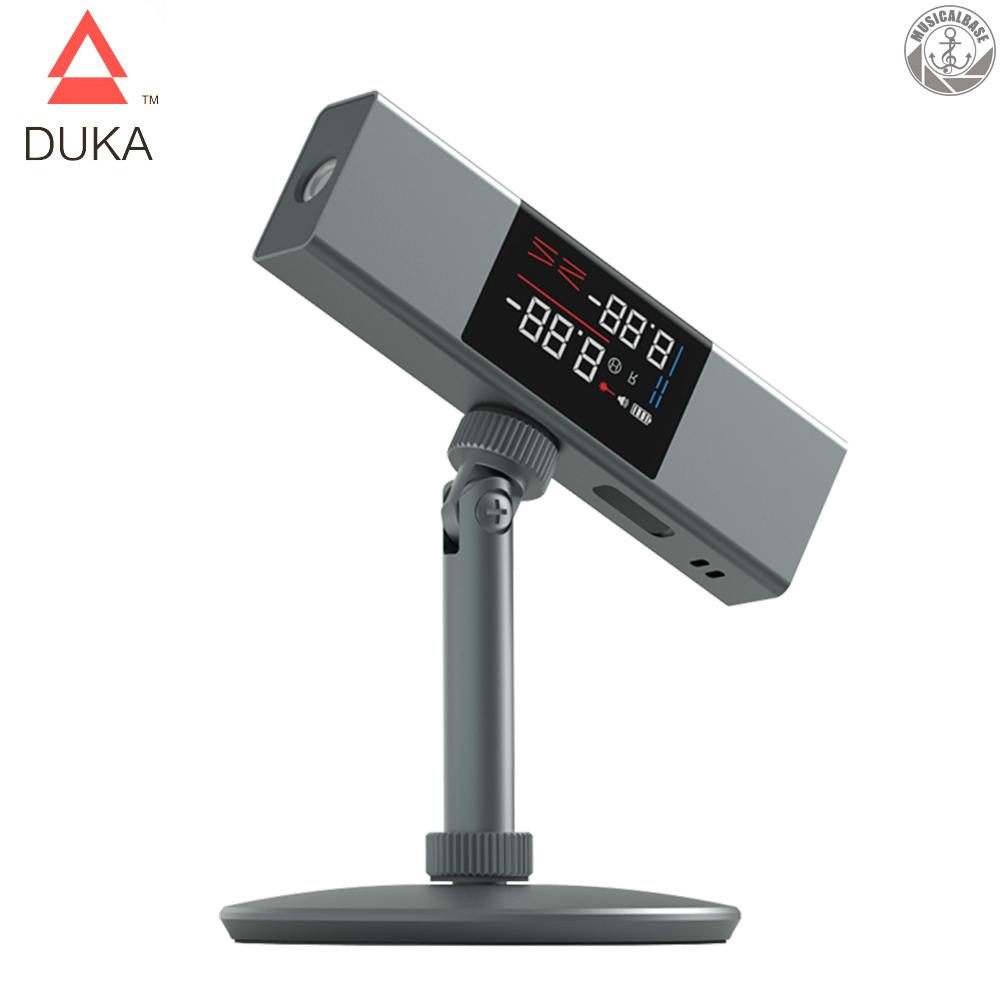 Atuman DUKA LI1 Inclinometer Digital Laser Pengukur Level Kemiringan 360 Derajat Rechargeable° Layar Laser LED Ganda