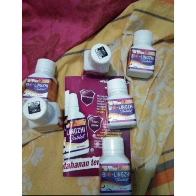 terbaru Suplemen Bio Lingzhi Asli / Bio-Lingzhi Original Biolingzhi Obat Herbal Hati Dan Ginjal