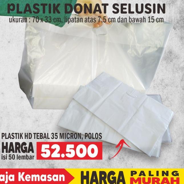 

PLASTIK POLOS BOX DONAT SELUSIN, KANTONG DONAT, KRESEK DONAT