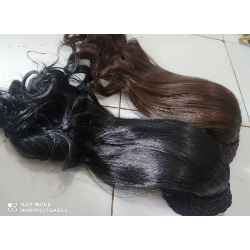 Wig Ekor Kuda Hair Extensions Ekor Kuda Sanggul Ekor Kuda