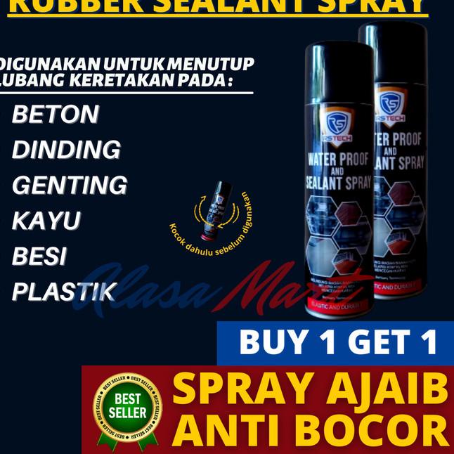 

Rubber Sealant Spray - Aqua Sealant Spray Anti Bocor 500ml Buy 1 Get 1 - Putih