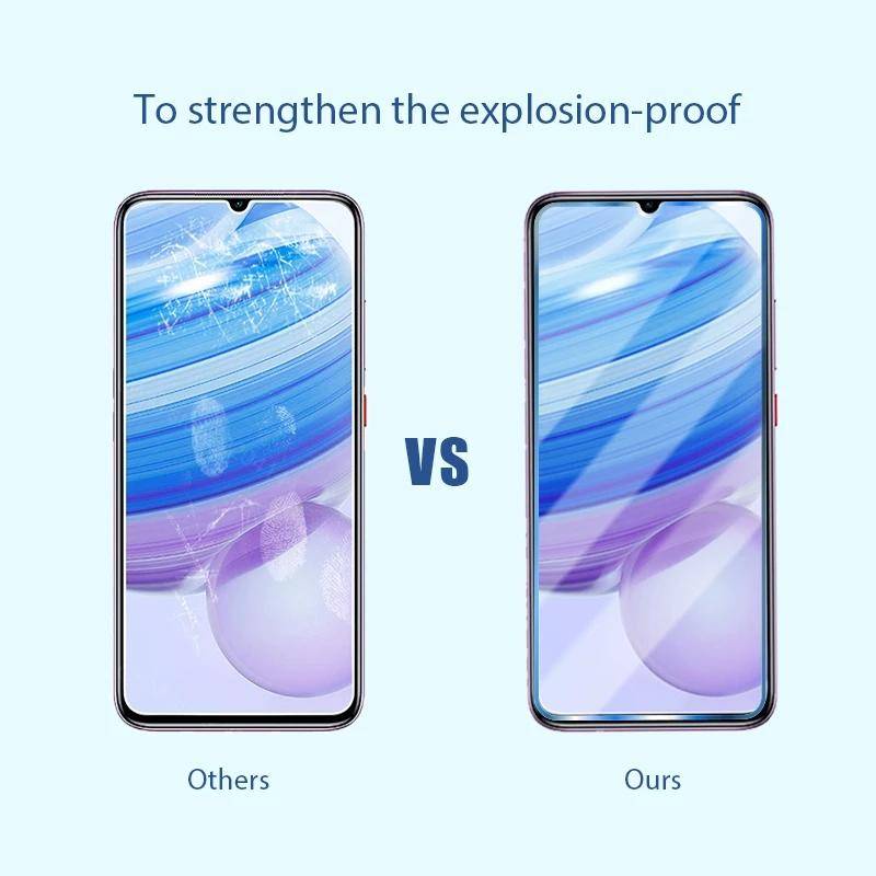REDMI 3pcs Pelindung Layar Tempered Glass Untuk Xiaomi Note 7 10 11 11s Pro 5G 10 10T 11 11i 6 8 9T SE Lite Poco x3 x4 F3 Pro 5G