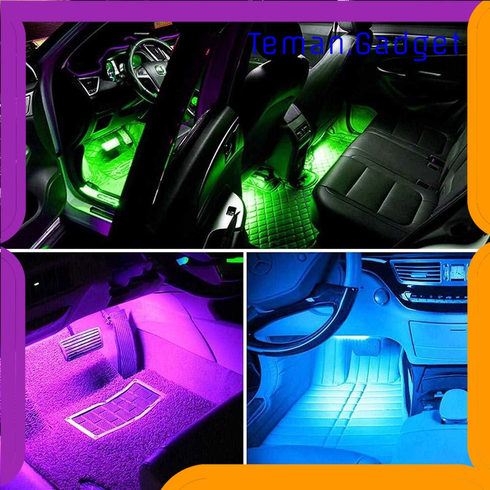 TG-LMP ANMINGPU Lampu LED Strip Mobil RGB Car Foot Light 36 LED USB Plug - AP-2