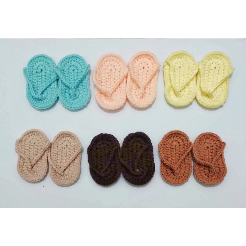 Sandal Rajut Bayi Newborn 0-3 Bulan | Properti Photoshoot bayi
