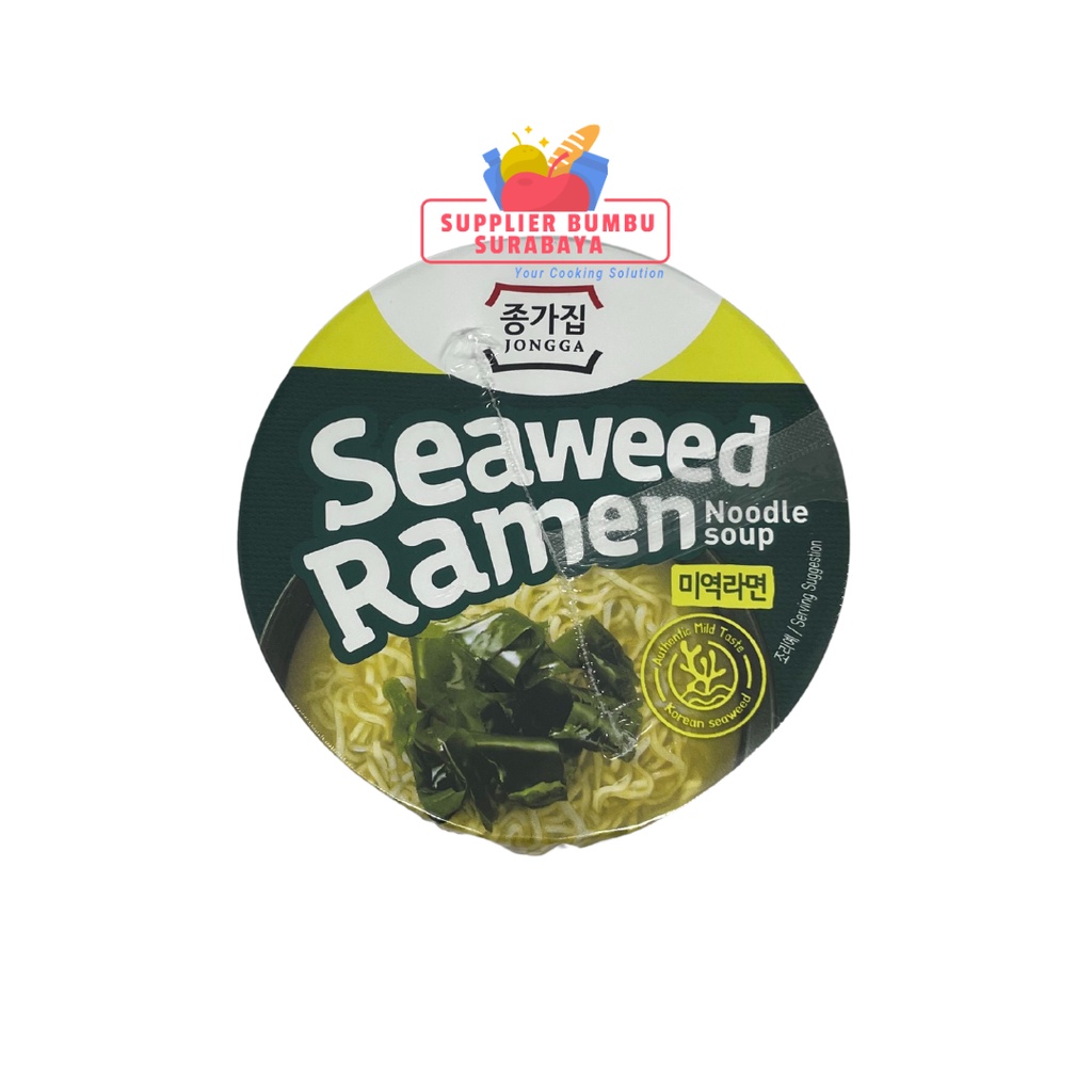 Jongga Seaweed Ramen Cup Noodle Soup 65g