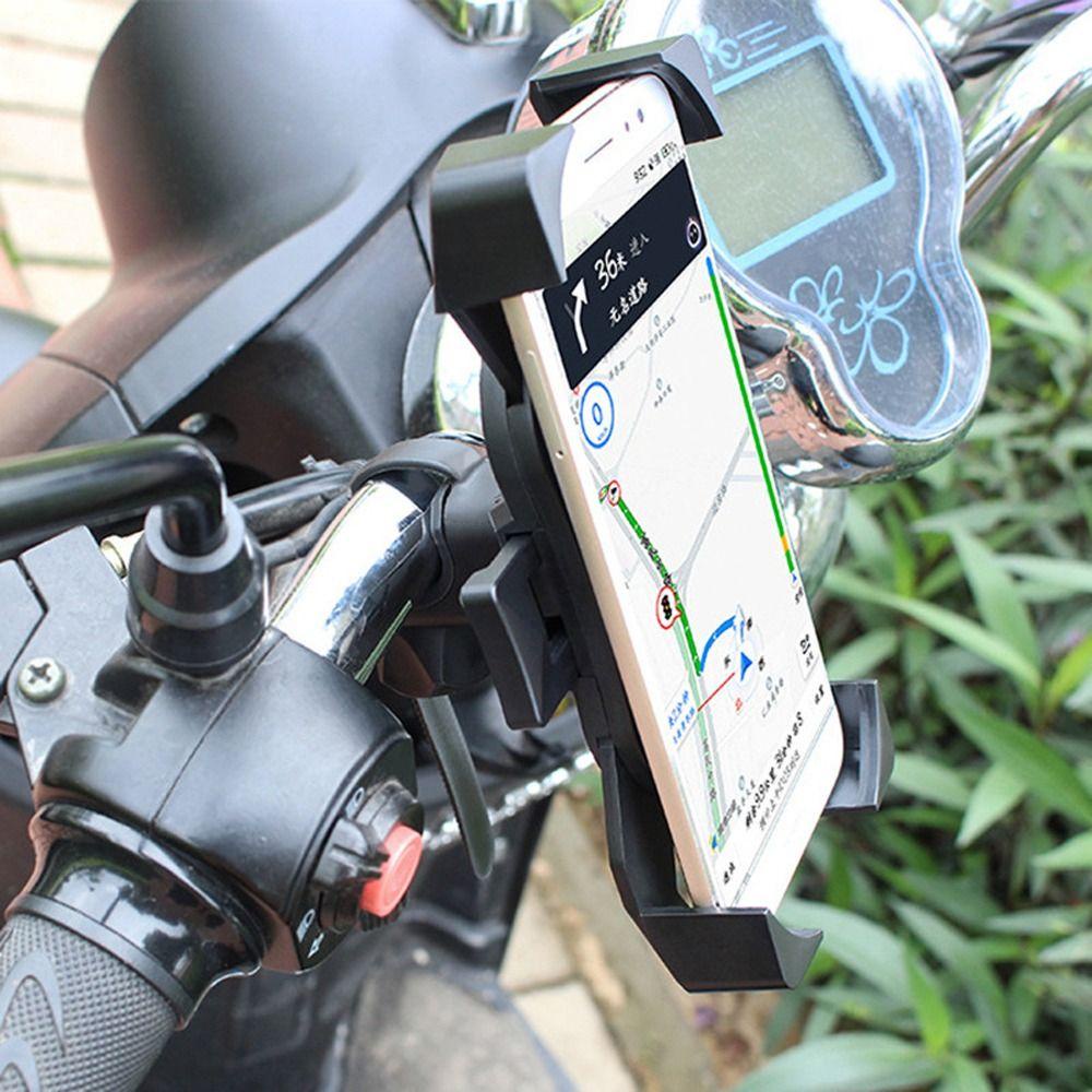 Needway   Holder Handphone Fleksibel Dapat Disesuaikan Untuk Pram Cart Universal Electromobile Hitam Praktis Sepeda Phone Holder