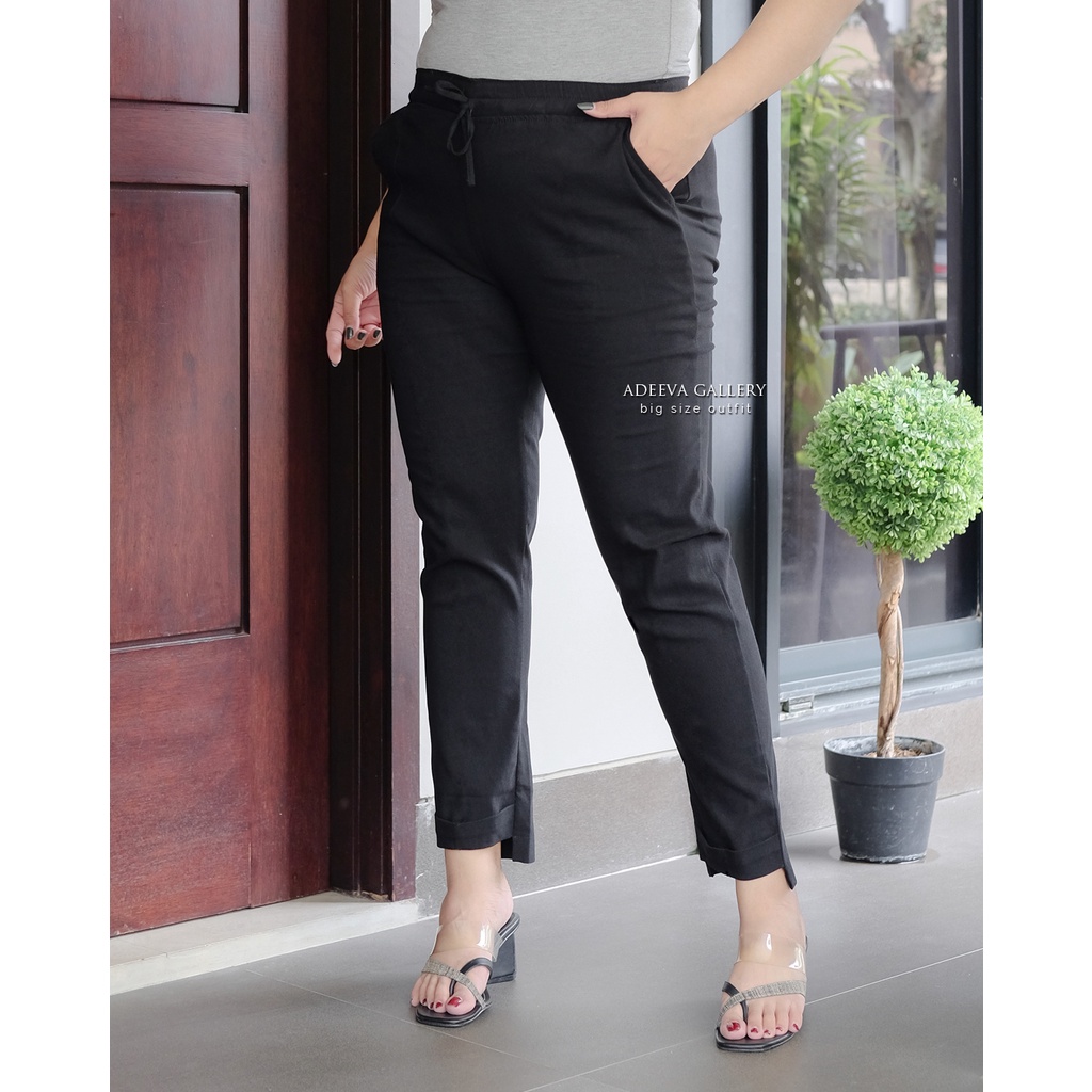 ADEEVA Baggy Pants Jumbo Celana Panjang Wanita Jumbo