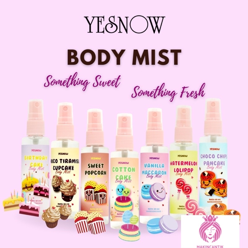 Yesnow Body Mist Parfum Wanita/ Parfume Cewe Tahan Lama