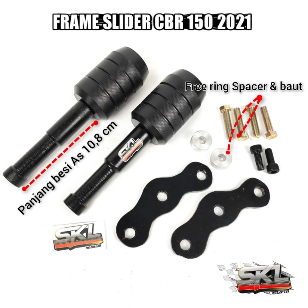 Frame Slider  Pelindung Body Jalu pelindung fairing  CBR 150R 2021 2022 2023 K45R NEW CBR 150R