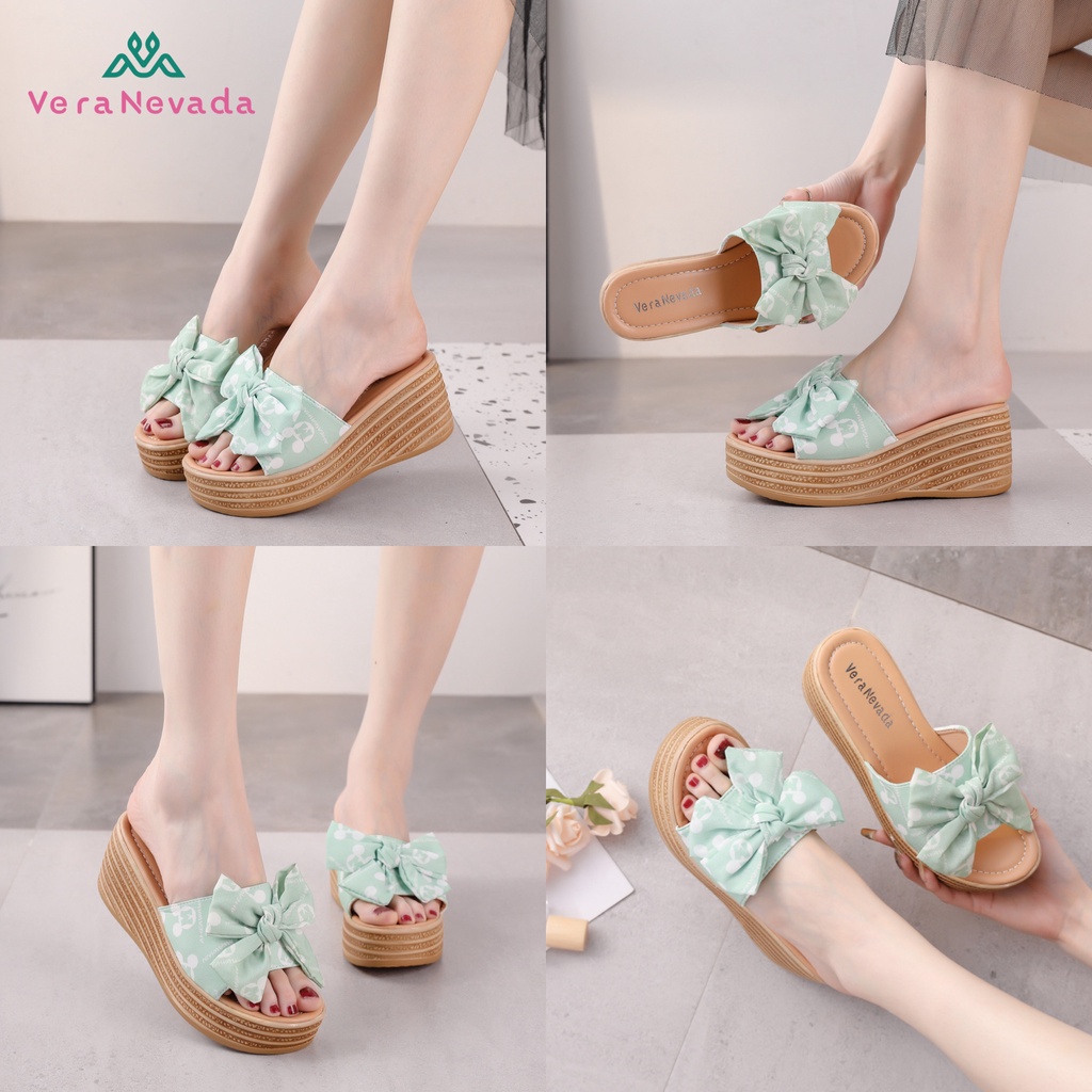 Vera Nevada Kayana Sandal Wedges Wanita VN1161