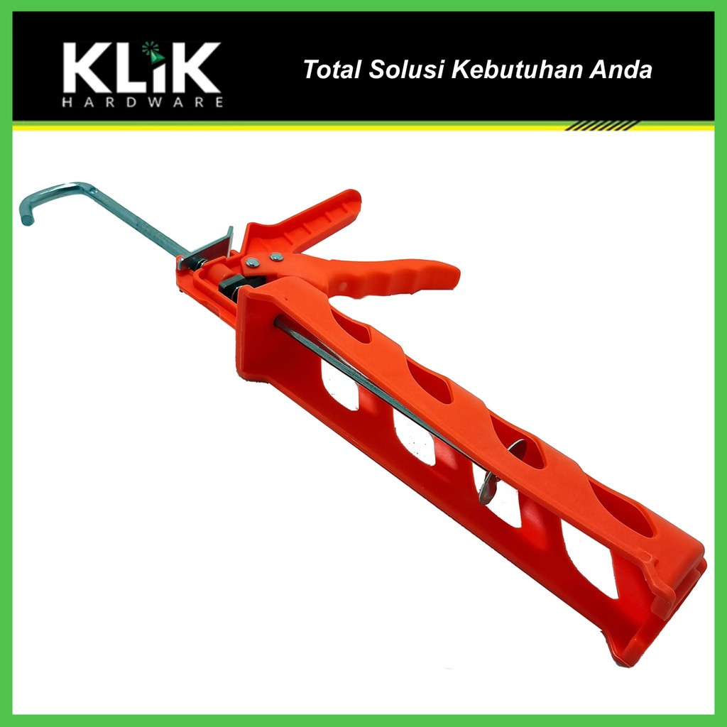 OLiQ Alat Tembak Lem Kaca Silikon Botol - Tembakan Lem Sealant Tabung Caulking Gun