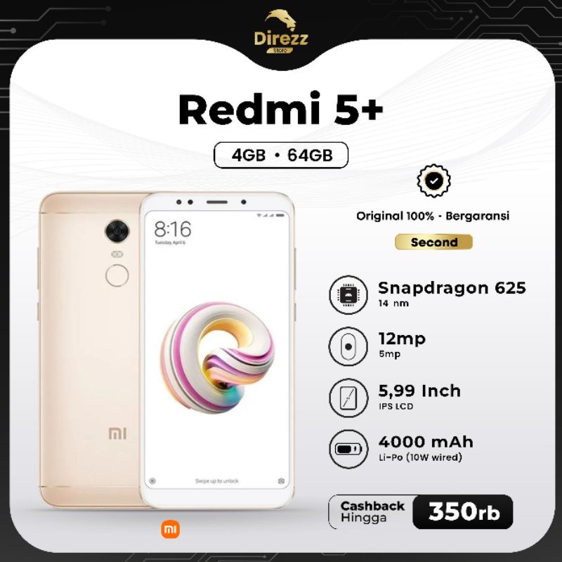 Xiaomi 5 Plus 4/64GB Second Normal