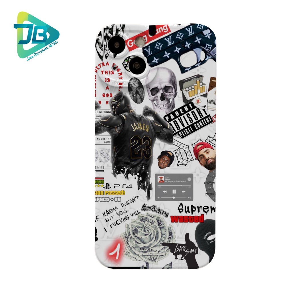 CUSTOM CASE SOFTCASE SILIKON PROCAMERA STIKER CUSTOM OPPO REALME VIVO XIAOMI SAMSUNG INFINIX IPHONE FOR ALL TYPE JB6237