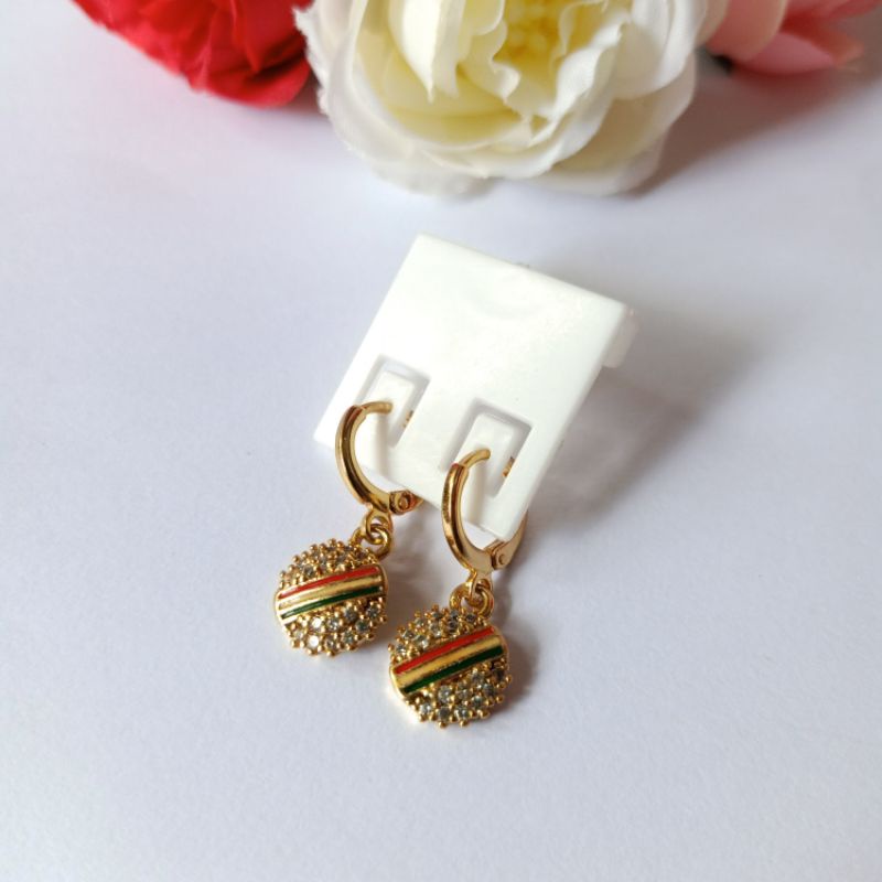 Anting xuping lapis emas wanita