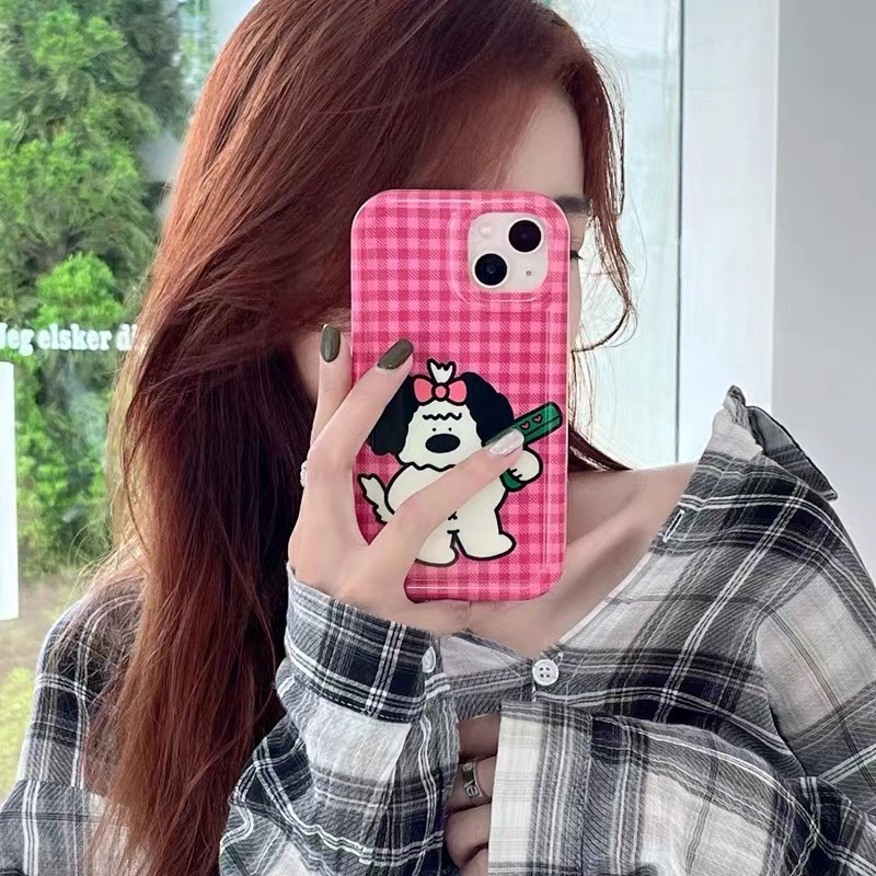 Soft Case TPU Silikon Transparan Motif Anjing Lucu Untuk IPhone 14 12 13 11 Pro XR X XS Max 8 7 6S Plus