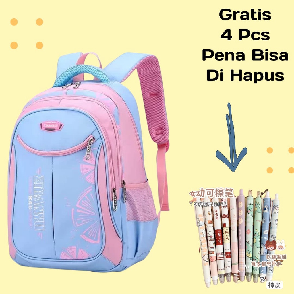 GTB - Tas Ransel Sekolah Remaja Wanita Terbaru Tas Ransel Sekolah Pria Gratis Pena Yg Bisa Dihapus Terbaru 2022