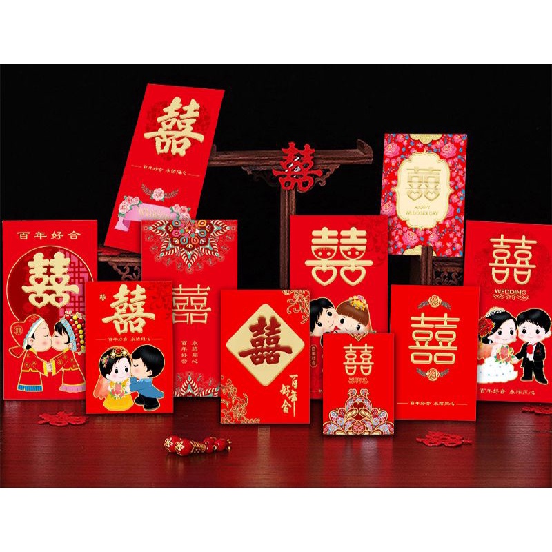 

PartyHouse.Medan (6pc/pack) Angpau / Angpao / Amplop Wedding Tebal Untuk acara Kawinan Family/Teman