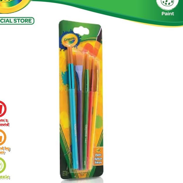 

Crayola Paint Brush - 5pcs