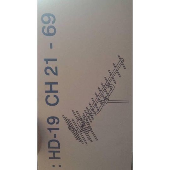 Antena Tv Outdoor PF Digital Hd 19 untuk Tv LCD LED Plasma Nex Media - Bubble + Dus