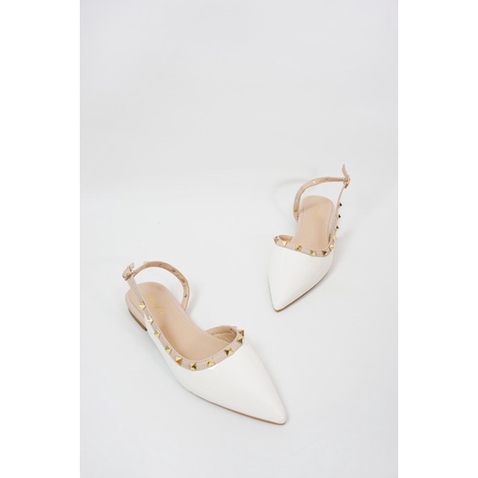 Zeva Studs Slingback flats