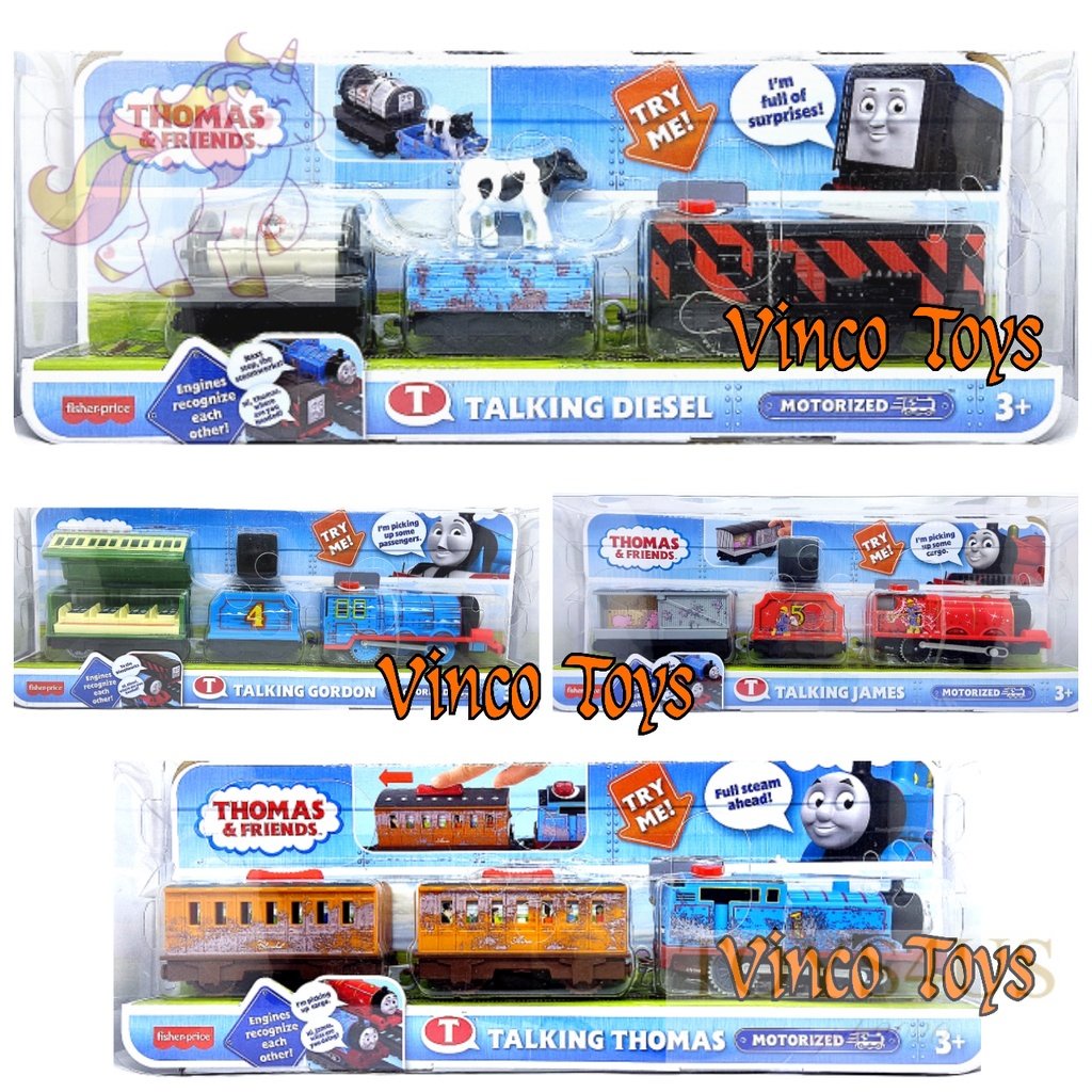 Toys4Us - Thomas and Friends Motorized interactive Talking Diesel Thomas James Gordon kereta Thomas 