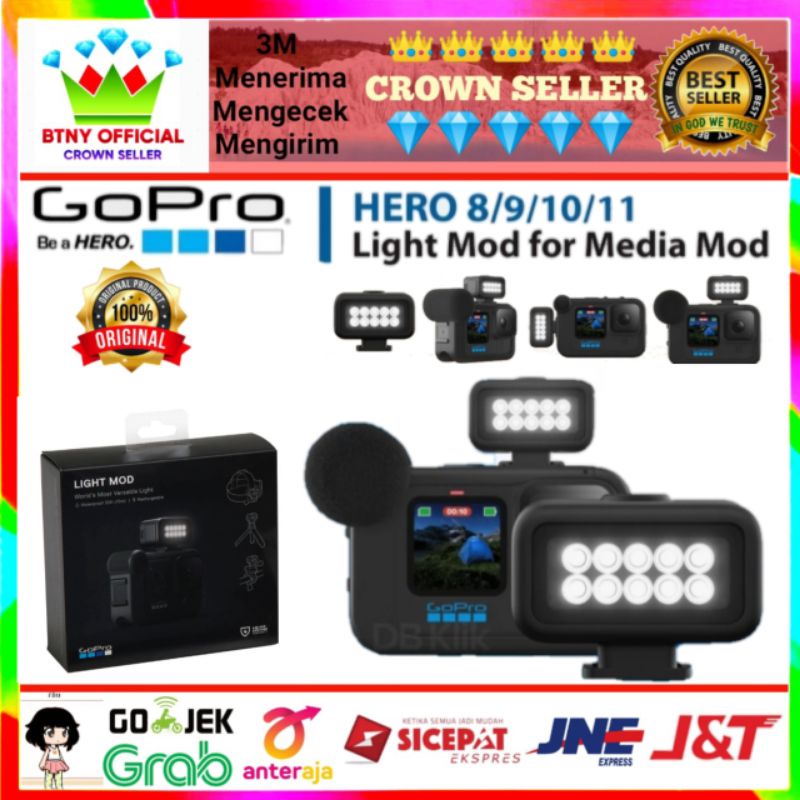 GoPro Light Mod for Media Mod HERO 8 HERO 9 & HERO 10 & HERO 11 Ori