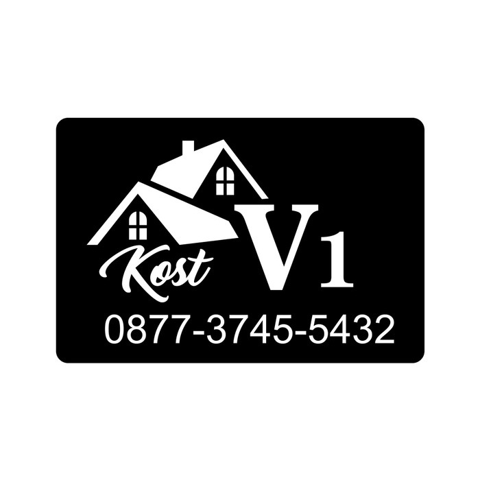 

Papan Plang Nama Akrilik Acrylic Costum