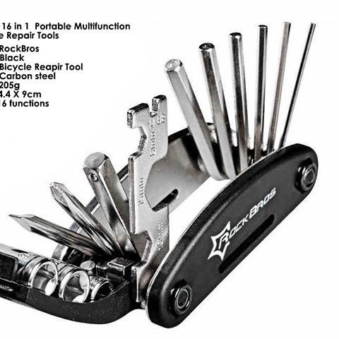 Kunci L Set L Lipat Sepeda ROCKBROS 16 in 1 Original Repair Tools