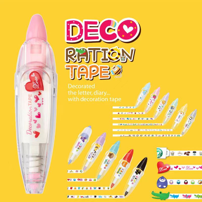 

Correction tape karakter lucu/Tipex Roll murah Pola Isi Ulang Siswa Menandai Pita Koreksi Buku Harian DIY - SO