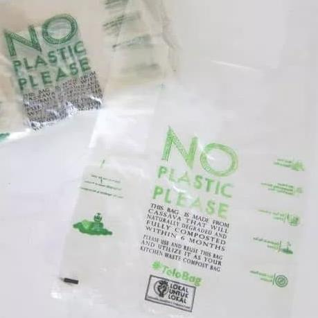 

plastik ramah lingkungan / telobag compostable plast uk 28
