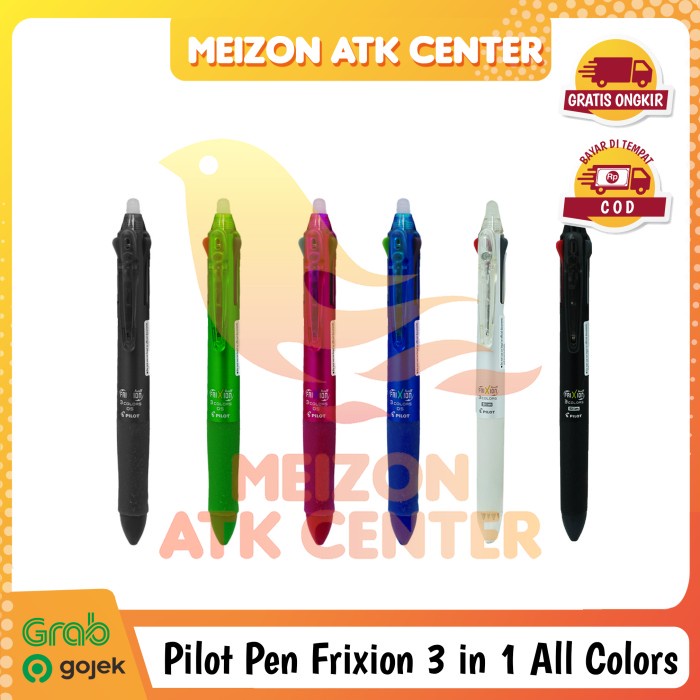 

Pilot Frixion 3 In 1 !!! Impor Jepang Bisa Dihapus (0'5) [Populer]
