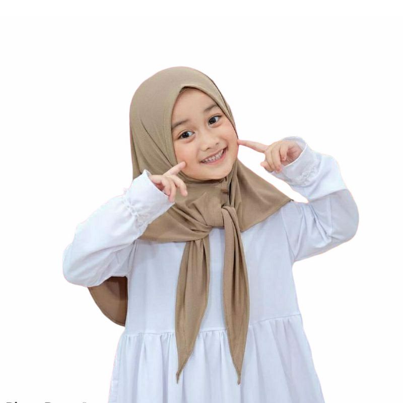 PART I Hijab Instan Segitiga Anak Jersey Premium