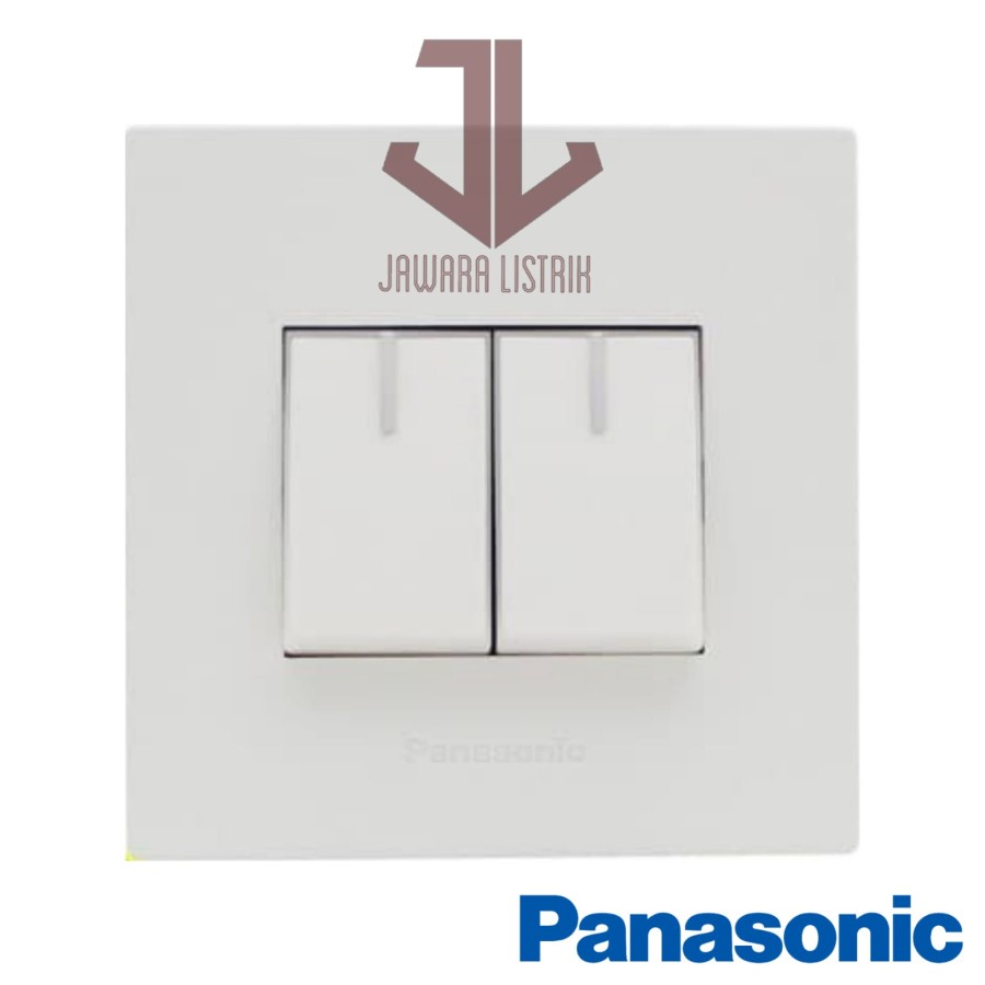 SAKLAR PANASONIC WHITE STYLE SAKLAR SERI SAKLAR ISI 2 ECO B