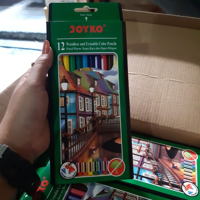 

[COD AKTIF] pensil warna cp 109w erasable