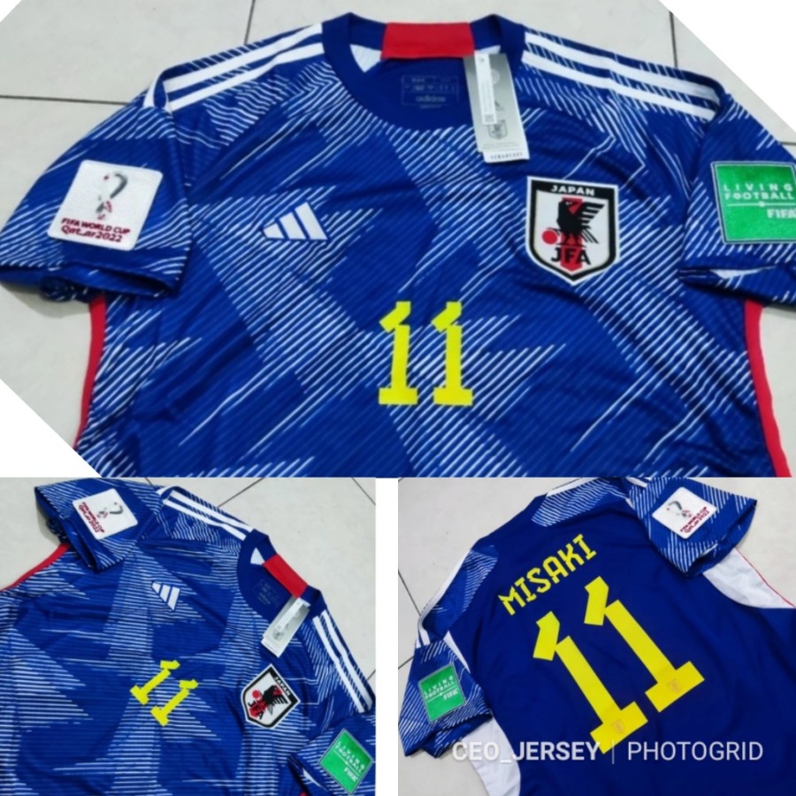 Jersey Bola Jepang Home Piala Dunia 2022 grade ori