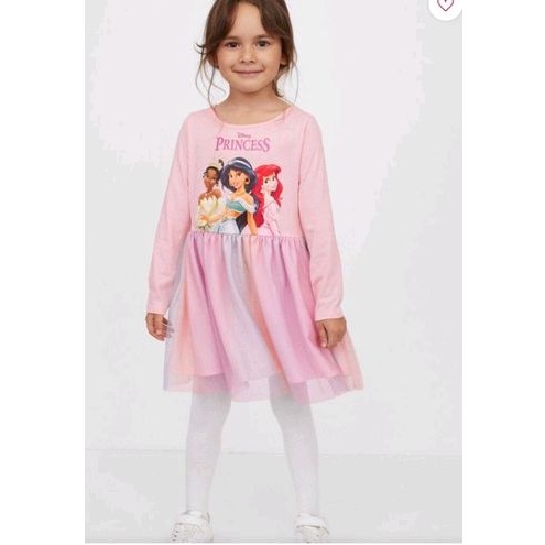 H&M X Disney Princess dress tulle anak hnm hm sale