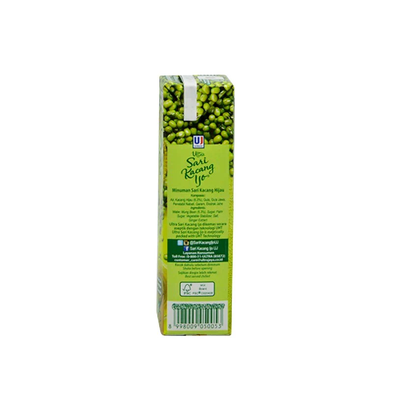 ULTRA SARI KACANG HIJAU 250ML 1 DUS = 24 PCS [SWEETSPACE]