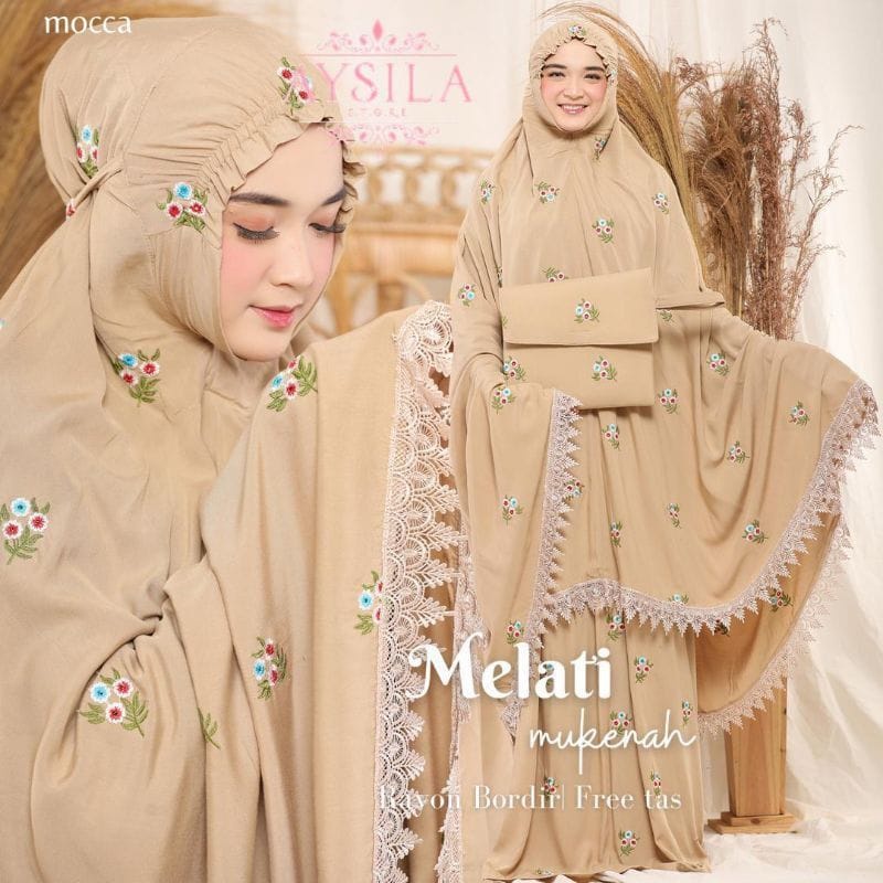 MUKENA DEWASA KATUN RAYON BORDIR NATASYA MUKENA MODEL TER BARU  MUKENA NATSYA MODEL TER BARU MUKENA DEWASA JUMBO