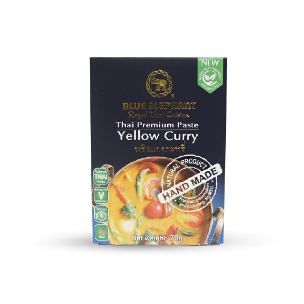 Bumbu Blue Elephant Yellow Curry Thai Premium Paste 70 Gram