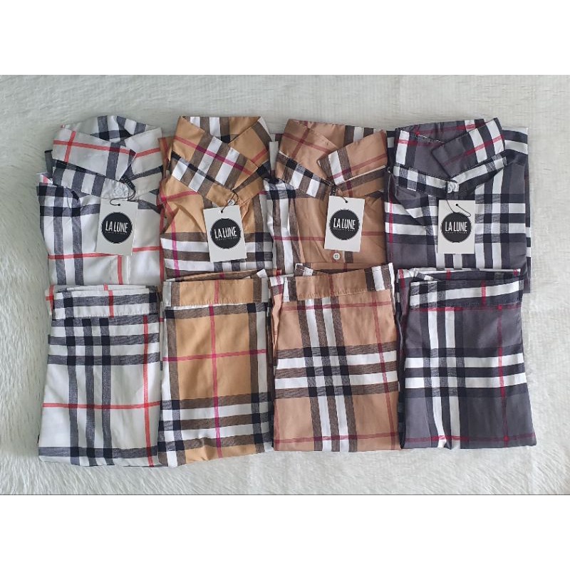 SETELAN LALUNE BURBERRY 100% ORIGINAL IMPORT BANGKOK