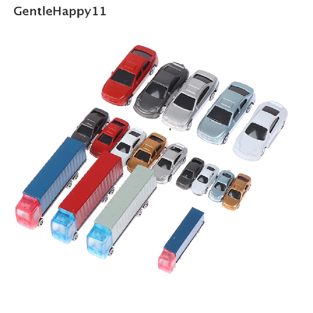 GentleHappy 1:100-200 Dollhouse Miniature Car Truck Container Model Car Toy Doll Decor Toy id