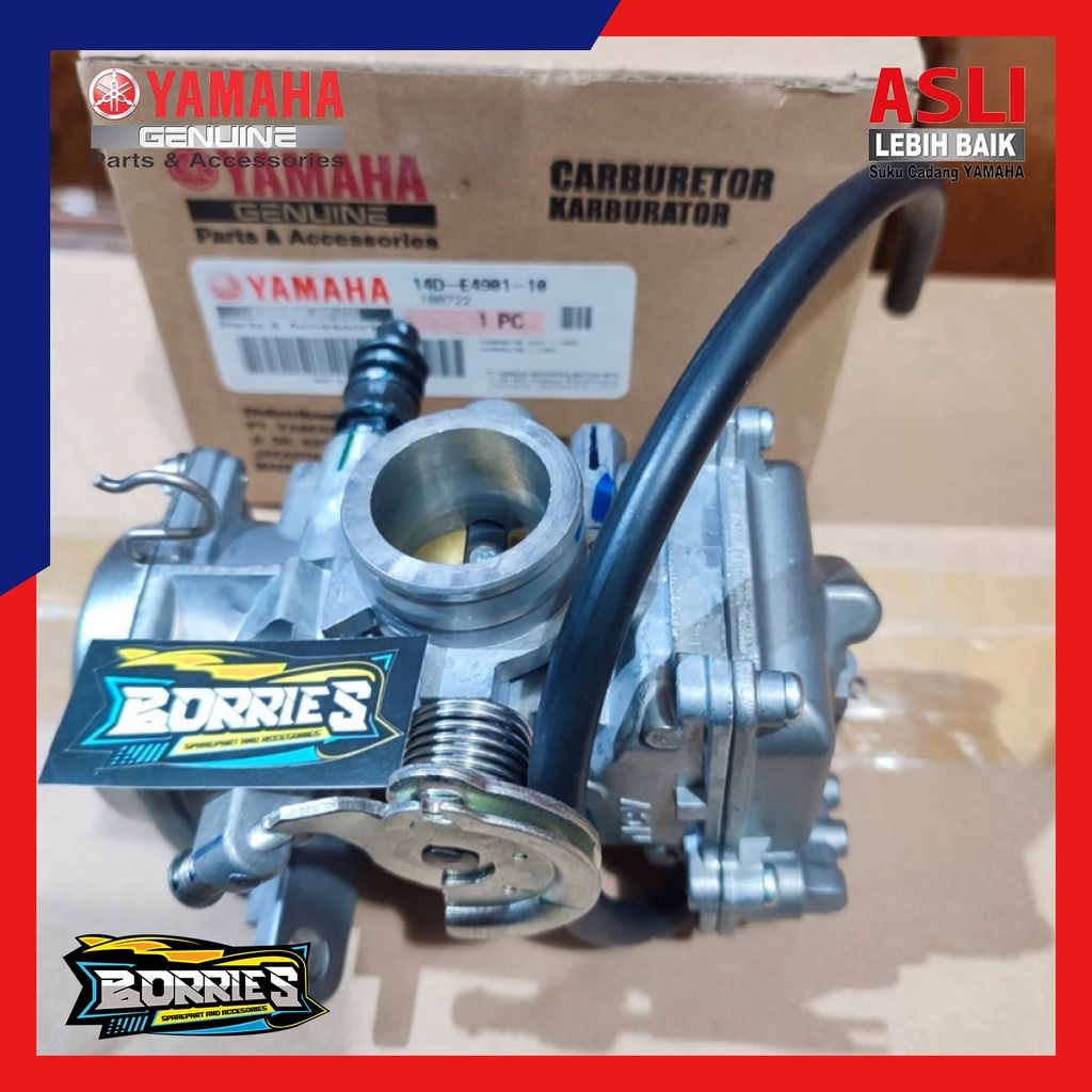 KARBURATOR CARBURATOR ASSY 14D MIO SOUL SMILE SPORTY FINO KARBU ORIGINAL ORI ASLI YAMAHA YGP 14D-E49