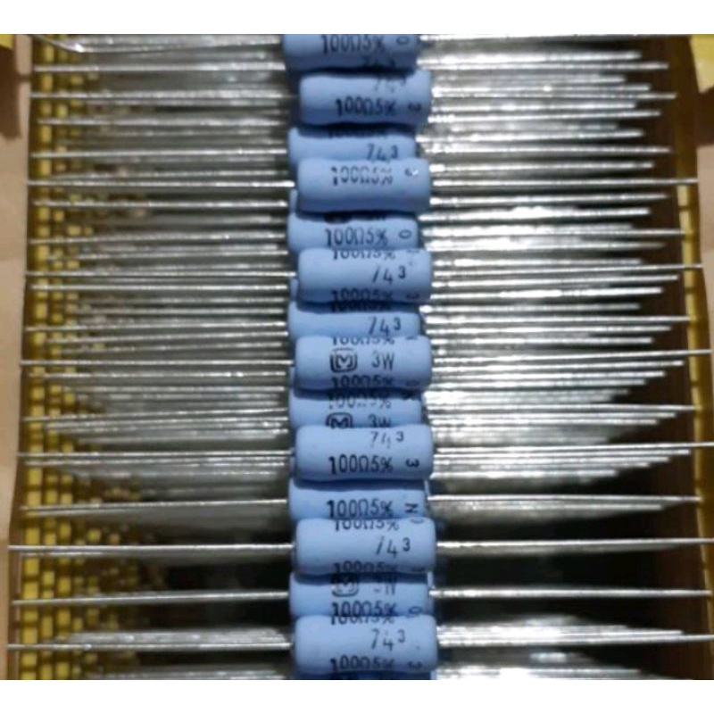 Resistor 3Watt - 22 24 27 30 33 39 47 100 110 120 240 390 30R 33R 120R 240R Ohm 3W 5% Panasonic